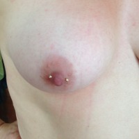 Medium tits of my girlfriend