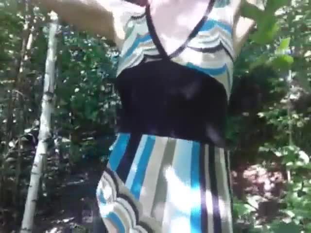 Pic #1Outdoor - Hard Nipples, Nature, Striptease