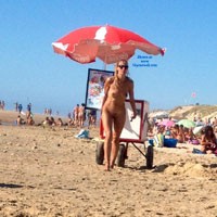 Pic #1 Ice Cream Merchant on Naturists Beach - Beach