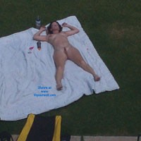 Pic #1 My Wife Sunning Herself in The Backyard - Wife/wives, Bush Or Hairy