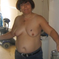 Medium tits of my wife - donna