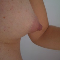 Medium tits of my wife - Geraldine