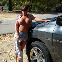 Pic #1 Outdoor Fun - Big Tits, Outdoors