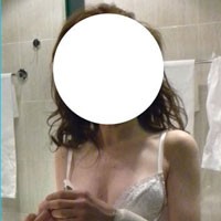 Pic #1 My Wife in The Bathrom - High Heels Amateurs, Brunette, Lingerie, Wife/wives