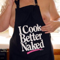 Kiss The Cook , Kiss The Cook, Apron Strings, Topless Cooking, Big Boobs In Cooking Apron