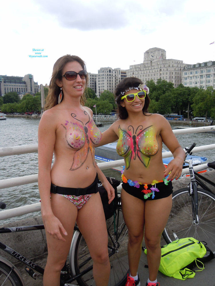 Pic #1London Naked Bike Ride 2014 Part 2