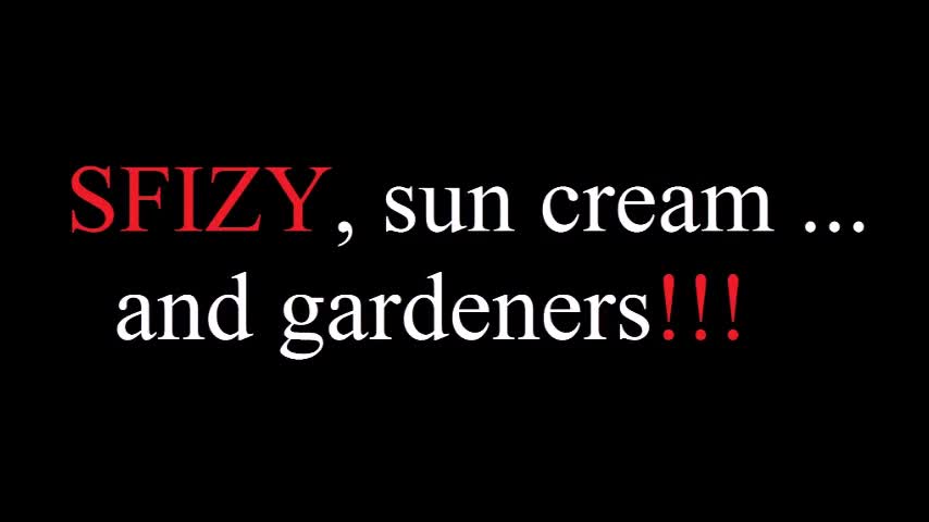 Pic #1Sfizy, Sunscreen And.... Gardeners - Nude Amateurs, Big Tits, Nude Wives, Outdoors, See Through