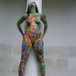 Pic #1 Slutty German Teen Has Fun In The City - Brunette