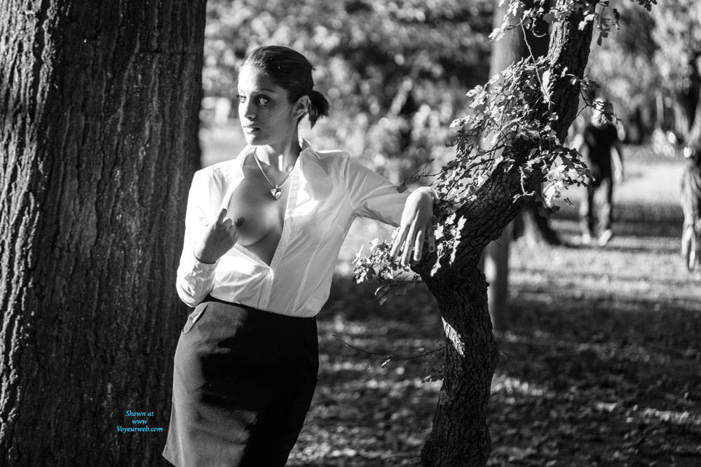 Pic #1Walk In A German Park - Public Exhibitionist, Public Place