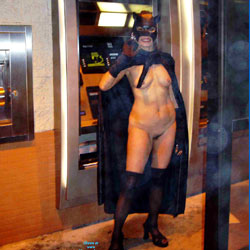Pic #1Catwoman On The Prowl - Costume, Public Exhibitionist, Public Place