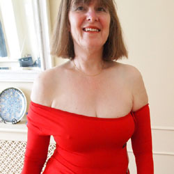 Pic #1Red Dress Reprise - Big Tits, Mature
