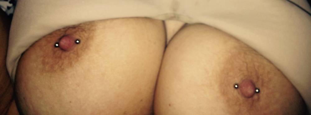 Pic #1 Large tits of my girlfriend - Sexy slave