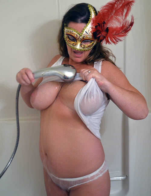 Pic #1 My large tits - Masked Beauty