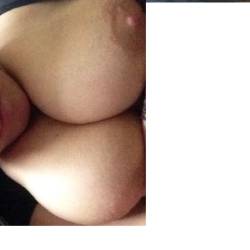 Large tits of a co-worker - else