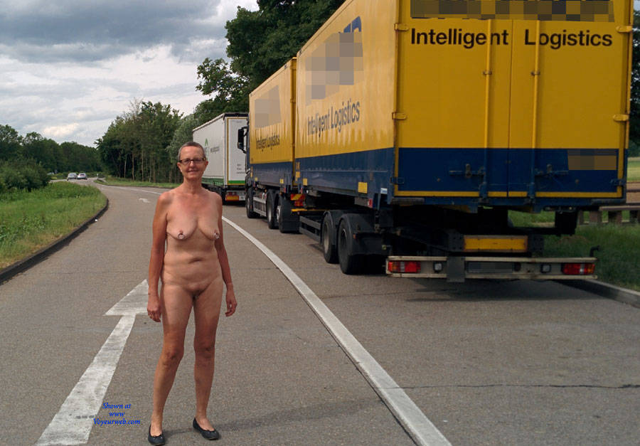 Pic #1Parking Lot - Public Exhibitionist, Flashing, Big Tits, Public Place