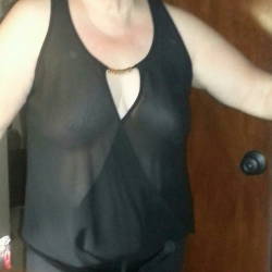 Medium tits of my wife - Linda