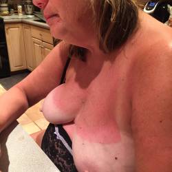 Large tits of my wife - Kimberly
