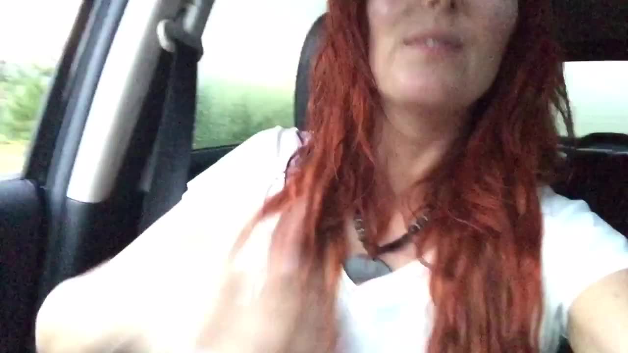 Pic #1Sexy Selfie - Redhead, Outdoors, Masturbation, Blowjob, Big Tits, Wife/wives