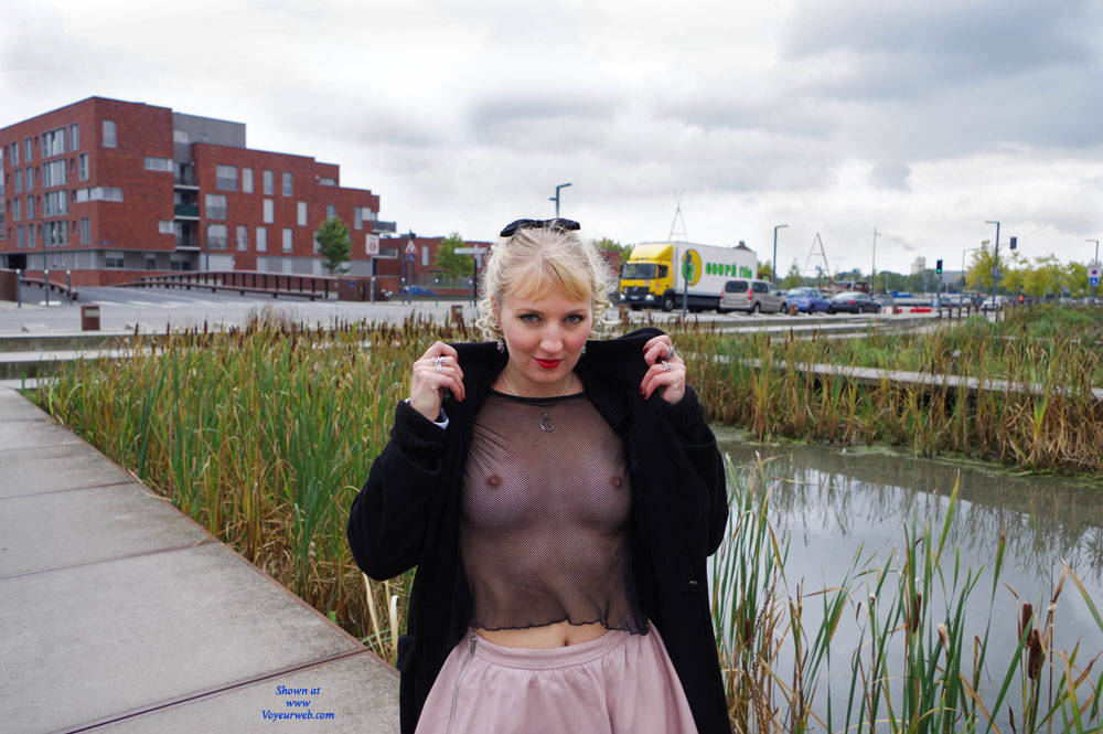 Pic #1Creamy Warming Up - Big Tits, Blonde, See Through