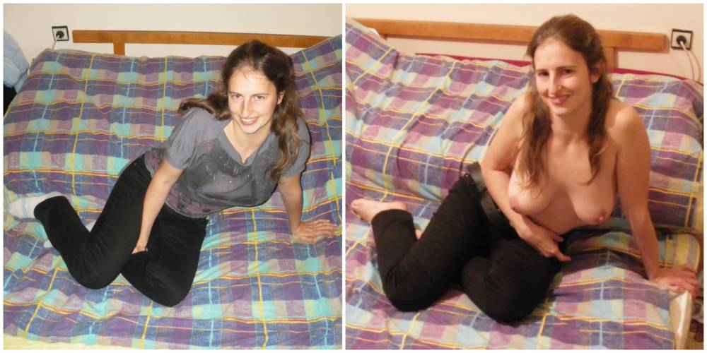 Pic #1 Medium tits of a co-worker - Some chick