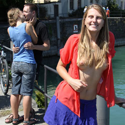 Pic #1Bri In Lindau - Public Place, Public Exhibitionist, Flashing, Shaved