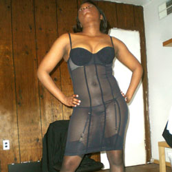 Pic #1Black Lingerie - Ebony, High Heels Amateurs, Lingerie, See Through