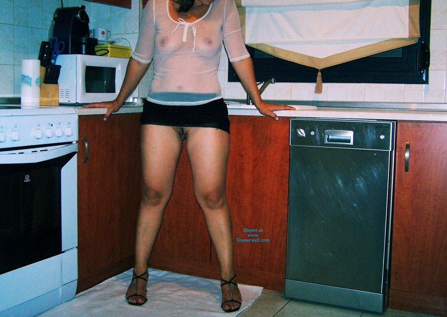 Pic #1Upskirt! - Brunette, Big Ass, Dressed