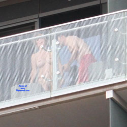Pic #1Sex On The Balcony - Big Tits, Voyeur