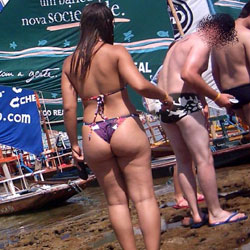 Pic #1 Porto De Galinhas Beach - Beach Voyeur, Bikini Voyeur, Brunette