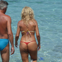 Pic #1 Cougar Asses Around The World - Beach Voyeur, Bikini Voyeur, Outdoors