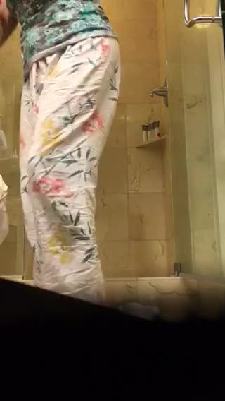Pic #1Sexy Christi In The Shower - Wife/wives, Small Tits, Brunette, Bush Or Hairy