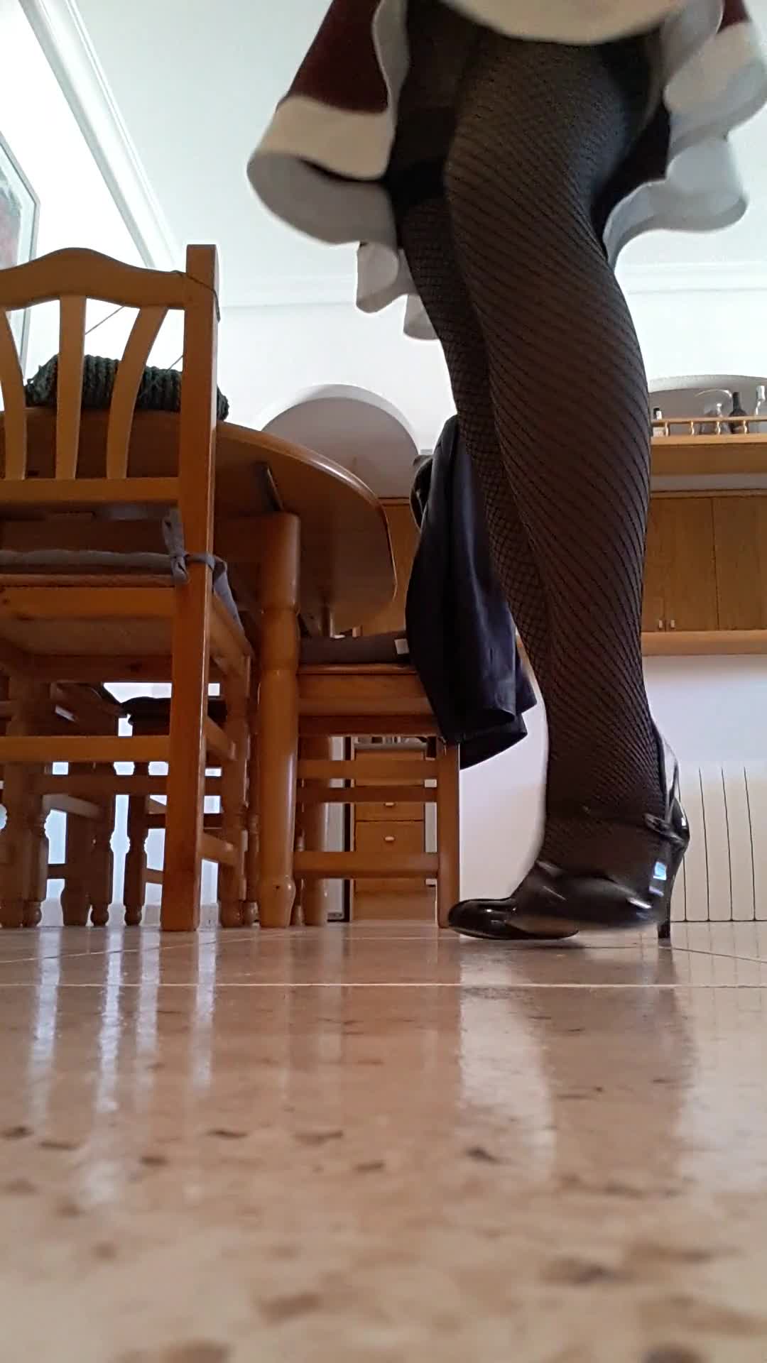 Pic #1Doing The House Work - High Heels Amateurs, Lingerie