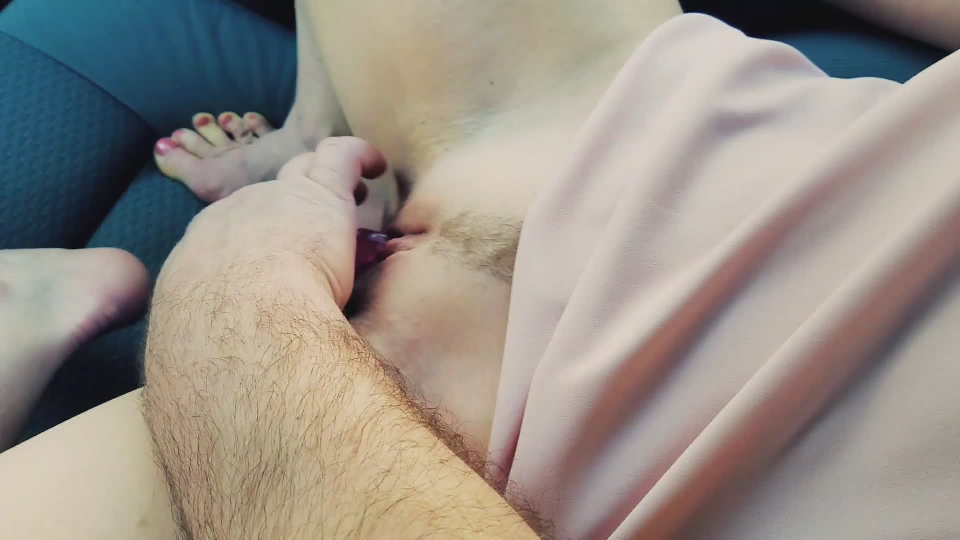 Pic #1Playing In The Truck - Masturbation, Toys