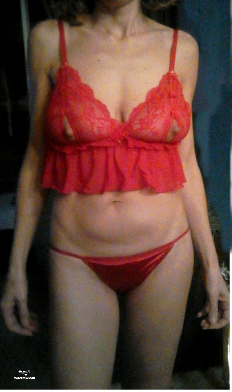 Pic #1 Large tits of my wife - Lisa.