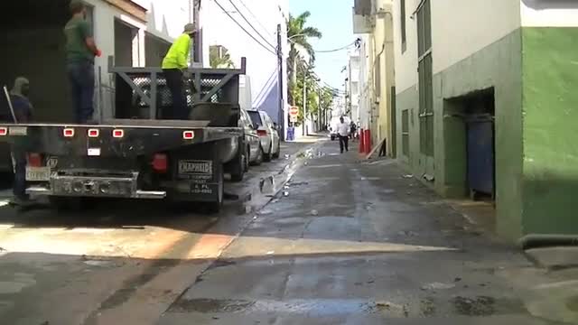 Pic #1Exhibitionist Wife Flashing Construction Workers! - Big Tits, Blonde, Public Exhibitionist, Flashing, Outdoors, Public Place, See Through, Wife/wives