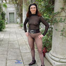 Pic #1See Through Edition - Lingerie, Outdoors, Redhead, See Through, Shaved, Amateur, Firm Ass