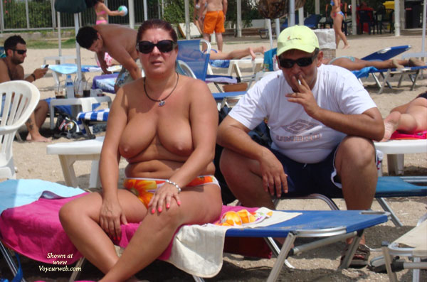 Pic #1A Greek Girl At The Beach