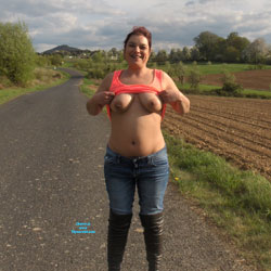 Pierced Tits - Big Tits, Outdoors, Redhead, Amateur