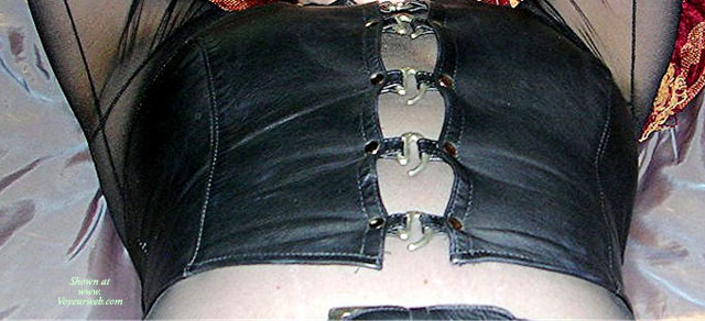 Pic #1Leather Top And Thigh High Boots