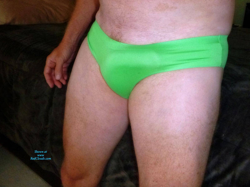 Pic #1M* Green Laser Cut Panties