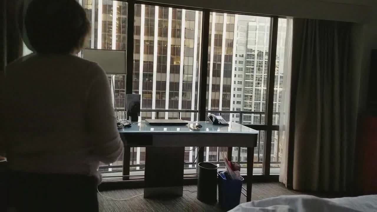 Pic #1Mature Wife Naked In Hotel Window - Nude Wives, Big Tits, Amateur, Mature, Girls Stripping