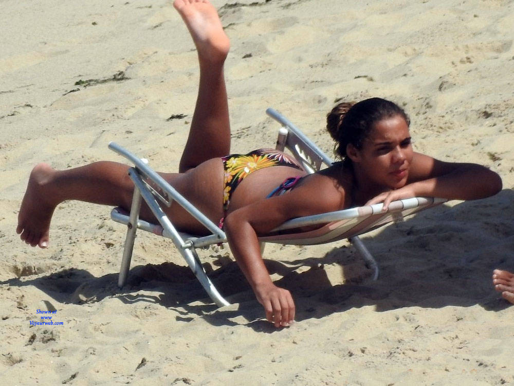 Pic #1Ass From Janga Beach - Beach, Outdoors, Bikini Voyeur, Beach Voyeur, Brunette