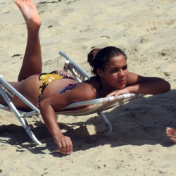 Pic #1Ass From Janga Beach - Beach, Outdoors, Bikini Voyeur, Beach Voyeur, Brunette