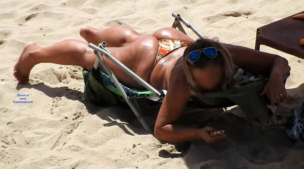 Pic #1Big Ass From Pina Beach - Big Ass, Outdoors, Bikini Voyeur, Beach Voyeur