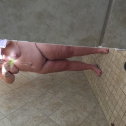Medium tits of my wife - Big Red