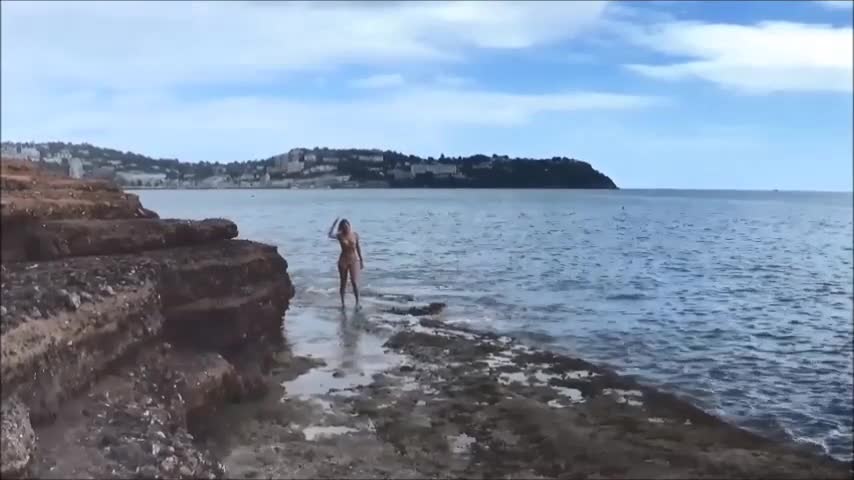 Pic #1Oil Fun In The Sun - Nude Girls, Outdoors, Amateur, Medium Tits, Shaved, Firm Ass