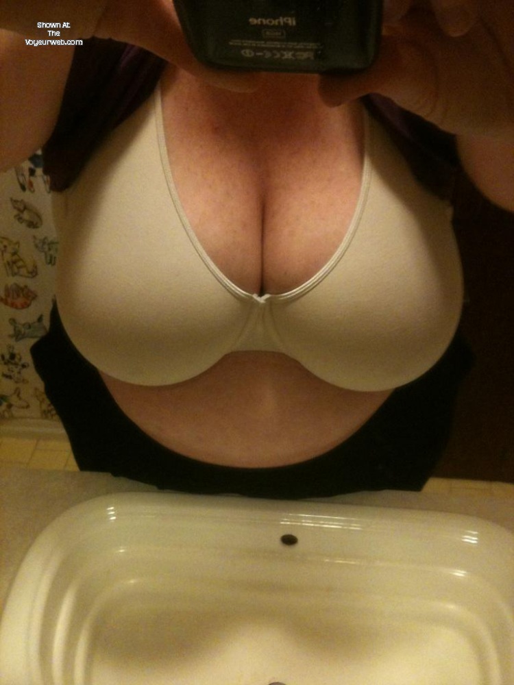 Pic #1 Extremely large tits of a neighbor - big girl