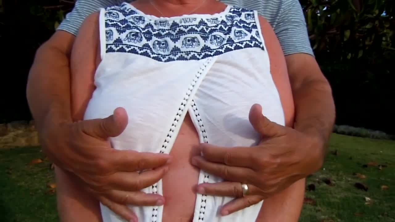 Pic #1Garden Fun, Great Boobs - Big Tits, Outdoors, Amateur