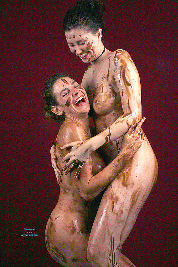 Pic #1Double Chocolate Fun - Nude Girls, Brunette, Amateur