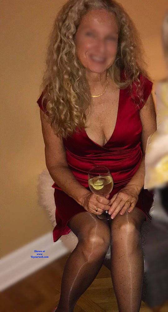 Pic #1Blond Milf In Red - Blonde, Wife/wives, Dressed, Amateur, Mature